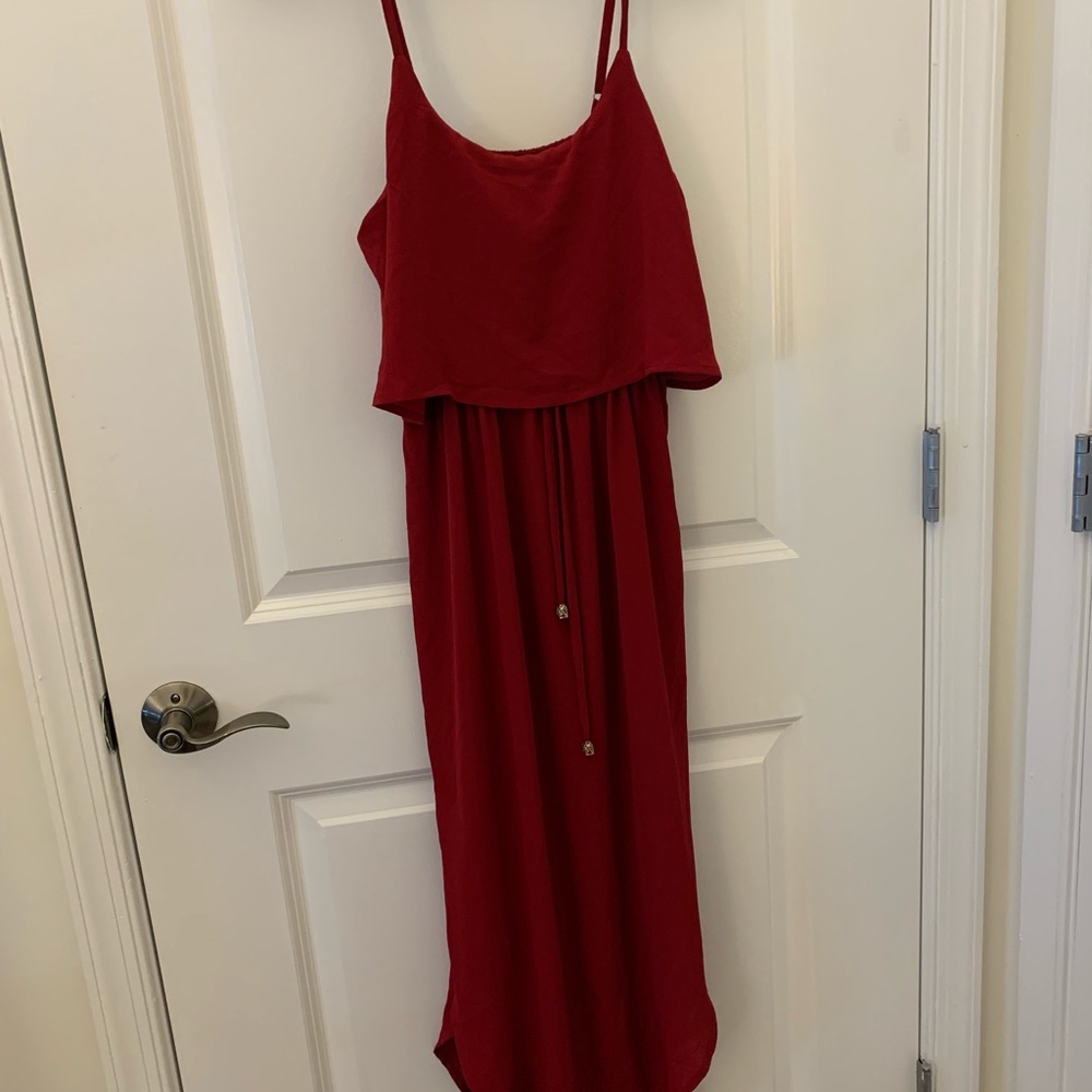 Red dress